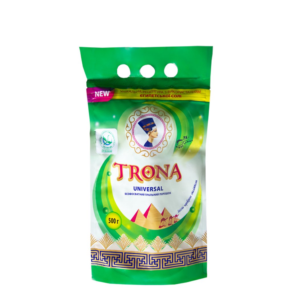 ЕКО Порошок для прання TRONA UNIVERSAL 0,5 кг